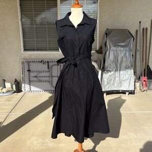 BANANA REPUBLIC Elegant Black Sleeveless Dress